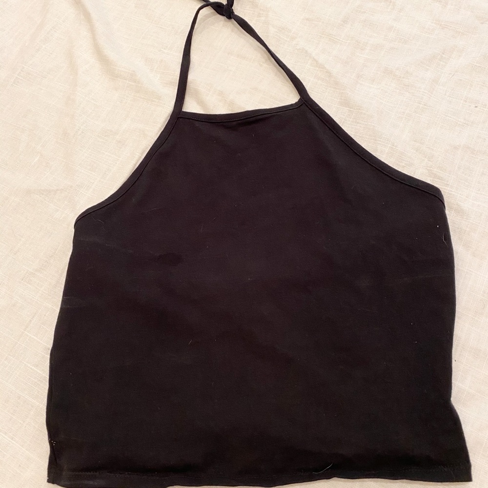NWT Garage Black Halter Top